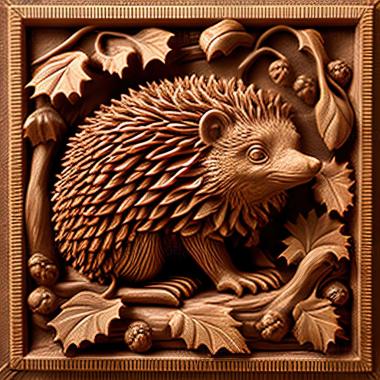 3D model hedgehog (STL)